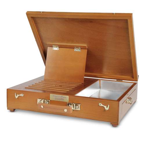 JULLIAN® | Pochade Portable Suitcase Easel — lacquered beech wood